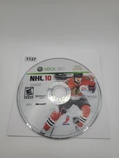 NHL 10 (Microsoft Xbox 360, 2009) NO TRACKING- Disc Only 