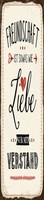 Holzschild 46X10 Cm Freundschaft Ist Sowas Wie Liebe Deko Geschenk Schild