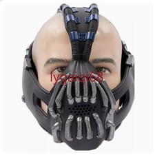Bane Mask Cosplay Face PVC Soft Helmet Cosplay Halloween Prop