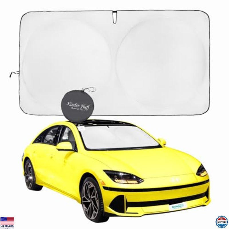 kinder Fluff Windshield Sunshade | Foldable Oxford Cloth | 99% UVR Protection