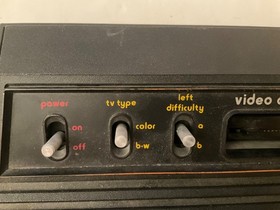 Tested ! Atari Wood Grain 2600 Lot Console System Controller Joystick Original