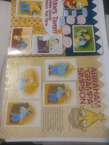 Panini The Simpsons Springfield Collection sticker Album Complete All Stickers - Picture 9 of 23