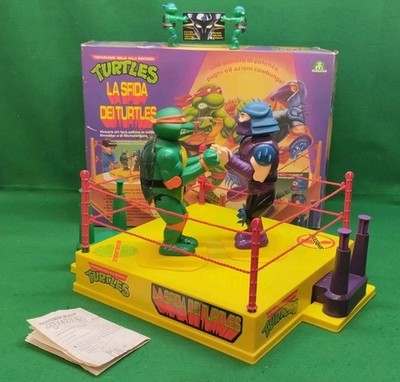 Rare REMCO 1991 Teenage Mutant Ninja Turtles DUELIN' DUDES THE CHALLENGE OF TURLTLES