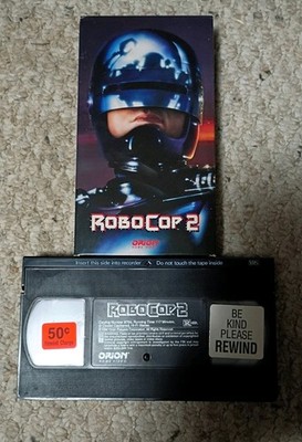 RoboCop 2 VHS Tape 1990 Movie R Rated Orion Home Video Boxed