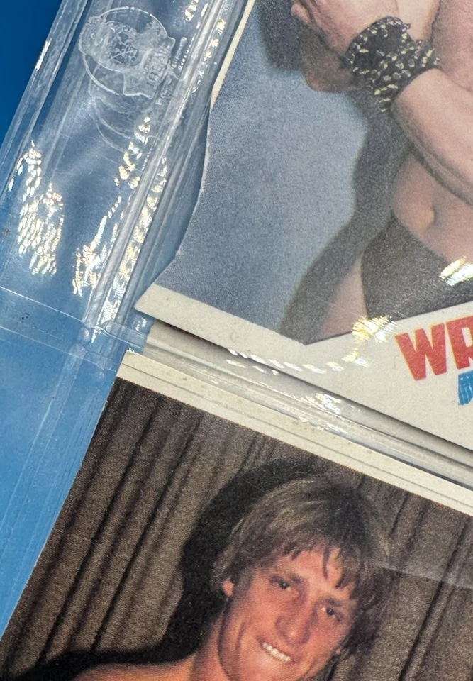 Wrestling All Stars #1 1985 JUEGO COMPLETO 54 revistas tarjetas coleccionables envío rápido Foto 4 de 4