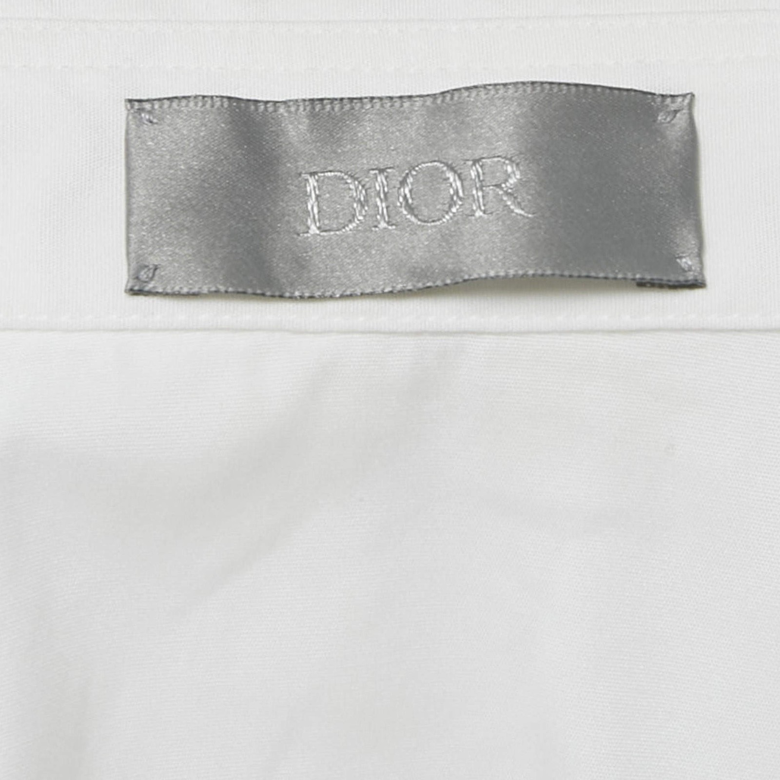 Dior Homme x Jordan White Air Dior Print Cotton Shirt M thumbnail 5