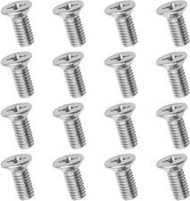 16pcs Car Brake Disc Rotor Screws, Stainless Steel Retaining Screws for Front an