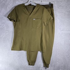 Figs Martini Olive Scrub Set Womens Size Small Catarina Top Zamora Joggers XSP