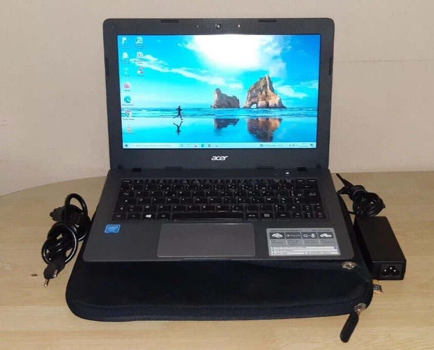 PC ACER ASPIRE ONE AO1-131-C0A6 Celeron @ N3050 - WINDOWS10 - BONNE BATTERIE - Photo 2/4