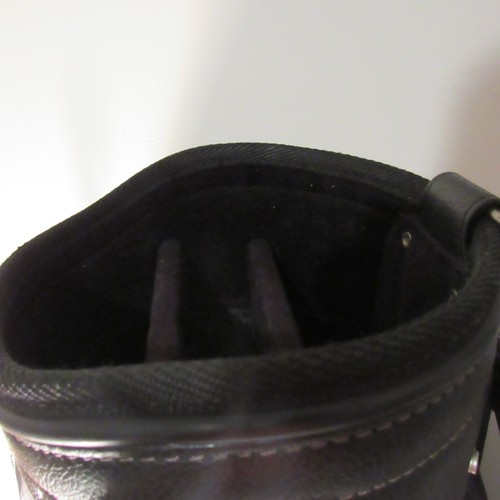 Vintage Callaway Golf, Big Bertha Hawk Eye Bag, Canvas/Leder Cart mit Regenschutz - Bild 13 von 14