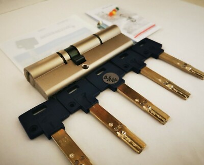 NEW !!! MUL T LOCK INTERACTIVE CYLINDER 100mm 60+40 KEY BOTH SIDES EURO Profile