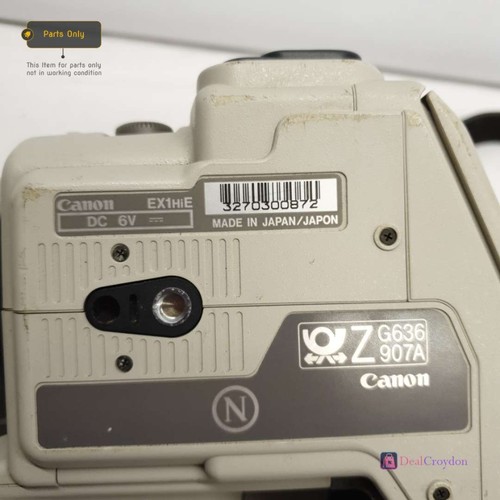 CANON EX1HIE CANOVISION 8mm VIDEO CAMERA RECORDER + CL 8-120mm 1:1.4-2.1 LENS - Picture 7 of 8