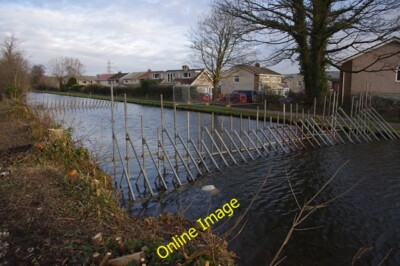Foto 6x4 Lancaster Kanalsperrung Bäume wurden gefällt und der Kanal um 2014