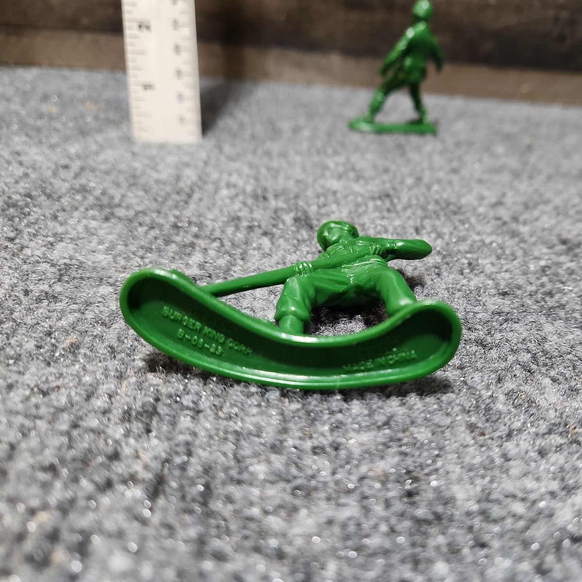 Toy Story Big Army Men Green Plastic Green 2x Soldiers Burger King