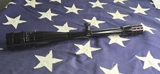 REDFIELD 6400 Target Scope 20x Iron Sights, Inc. USA Made Crosshairs Gloss Black