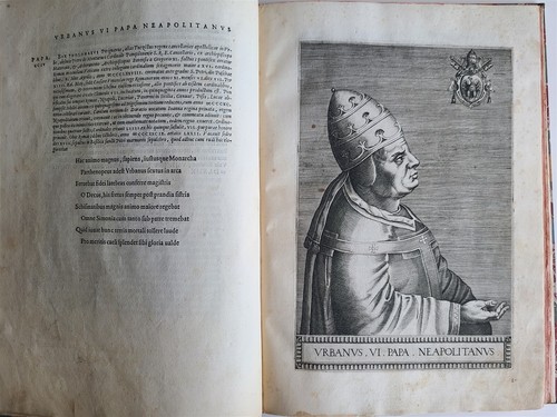 1568 ILLUSTRATED w/28 POPE PORTRAITS XXVII PONTIFICUM ELOGIA ET IMAGINES antique - Picture 3 of 21