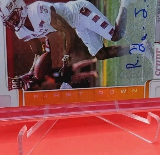 ROCK YA SIN 2019 Score 10/10! 1/1! First Down Orange Holo Autograph Rookie LIONS - Image 2 of 2