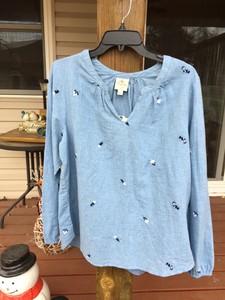 st john's bay peasant top