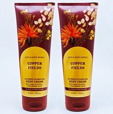 2 Bath Body Works COPPER FIELDS Ultimate Hydration Body Cream Lotion 8 oz