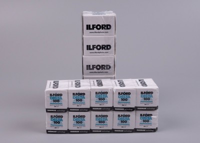 10 x Ilford Delta 100 135-36 Kleinbildfilm schwarz-weiß