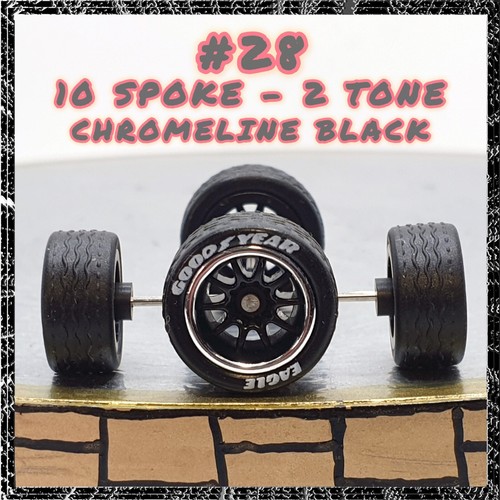 Custom 1:64 Wheels STAGGERED 10.8mm & 12.8mm AND 11.2mm w/BREAK CALLIPERS - Picture 77 of 88