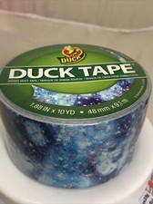 Starry Galaxy Duck Tape 1.88" X 10 yd. Blue Outer Space