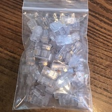 50 Pcs RJ45 Modular Plug Network Cable LAN Connector Plug End 8P8C CAT5 CAT5E