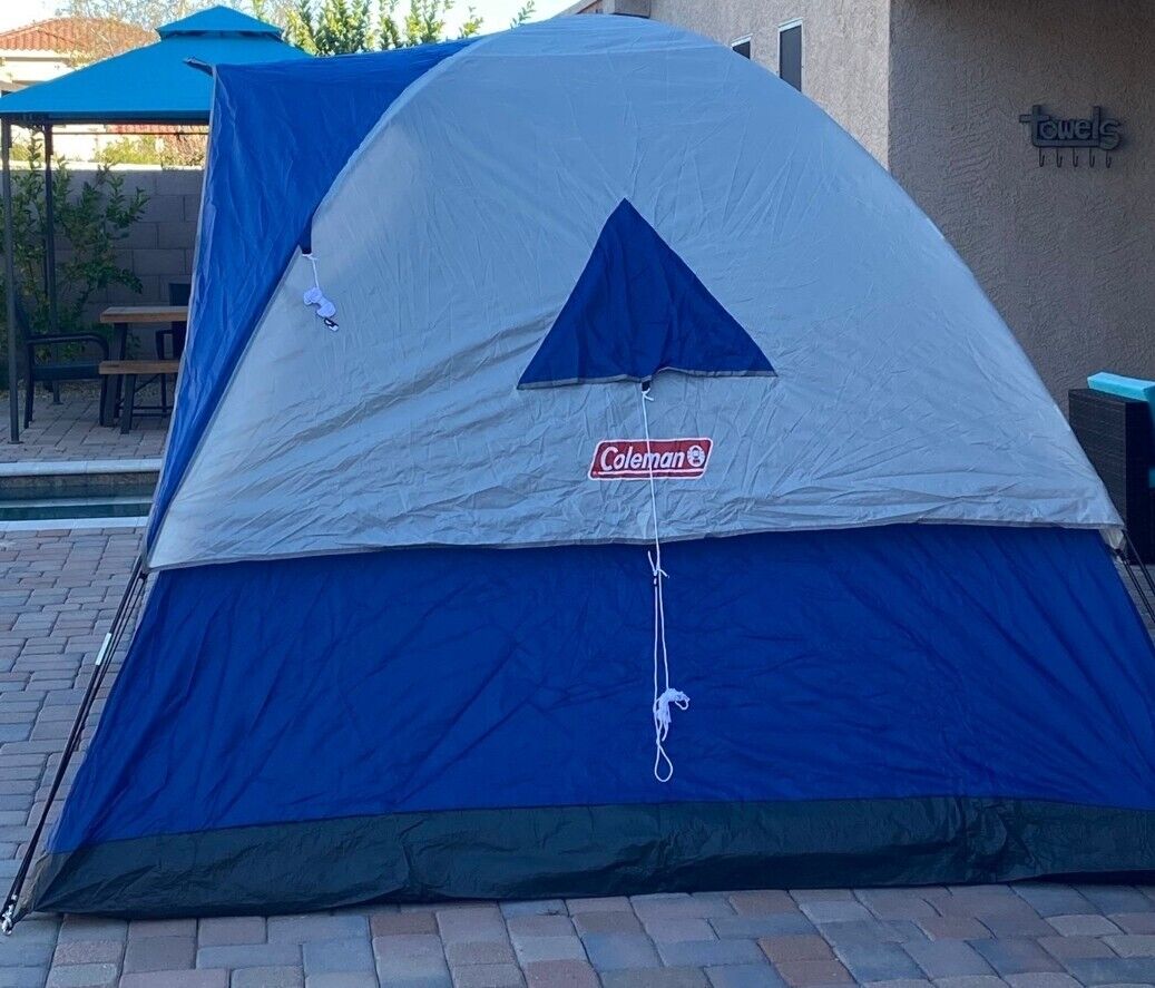 Coleman 6-Person Family Dome TENT.  11 Feet.  6' Center. Mountain LAURAL CREEK