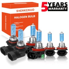 For Jeep Compass 2014-2021 Halogen Headlight Hilo Fog Light Bulbs Combo Kit