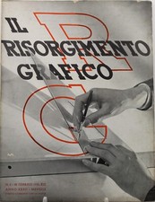 rivista risorgimento grafico tipografia caratteri fototipia fascismo esempi arte