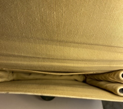 Vintage Cream Color Ostrich Leather Purse Handbag Approx 10 X 7 X 2 In - Picture 6 of 7