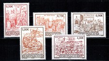 Timbre Monaco N° 2418 à 2422 Neuf ** MNH