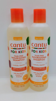 Cantu Care for Kids Tear-Free Nourishing Shampoo, 8fl oz NEW Lot of 2
