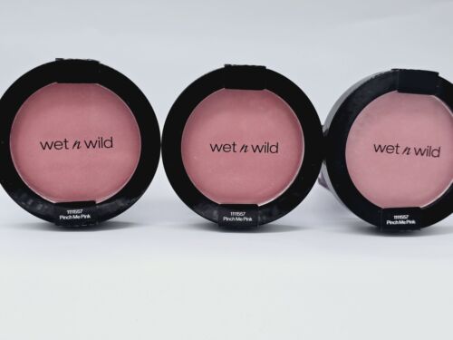 Wet n Wild ColorIcon Blush Powder Makeup Pinch Me Pink. QTY:3 - Picture 2 of 6