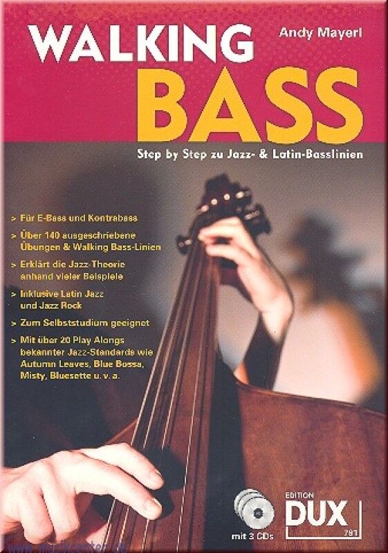 Thumbnail - Mayerl, Andy Walking Bass (+3 Cd's)