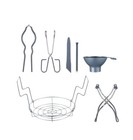 7 Pieces Premium Stainless Steel Canning Set Starter Kit w/Rack. No Rust, Extra