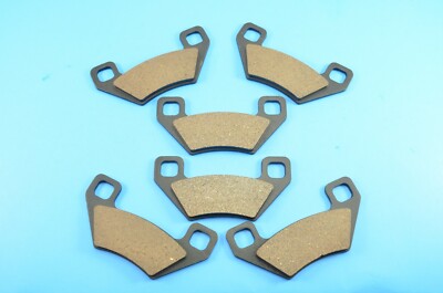 Ceramic Brake Pad Set For Arctic Cat ATV/UTV - Front & Rear, 3-Pack, Fits 1436-420 & Others
