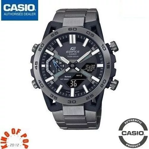 Casio Edifice ECB 2000DC 1AEF Bluetooth Smart Lap Memory Solar FREE SHIPPING
