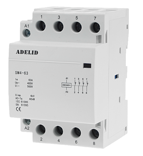 Schaltnetzteil 24 V 10 A Schaltrelais / Installationsschütz 25-100A Mit 230V /24V Spulenspannung - Vielseitig Einsetzbar Schalter Mit Sicherung