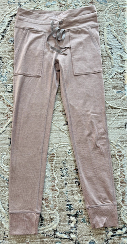 OFFLINE By Aerie Real Me Warmup Drawcord Leggings Light Pink Size Medium Cozy