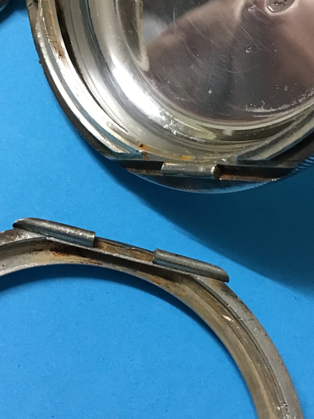 Vintage Silver pocket watch case Lever 1882 London spares & repair eBay