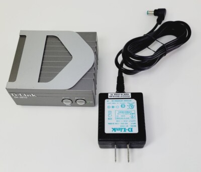 USB Print Server w/ Power Supply & Drivers -D-Link (DP-301U) Wired 10/100