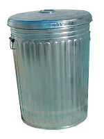 MAGNOLIA BRUSH 455-20GALLON-W/LID 20 GALLON GALVANIZED TRASH CAN WITH LID