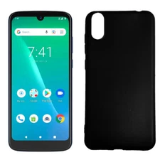 For Moxee M2160, Shockproof Classic Black Matte Soft TPU Case Cover USA