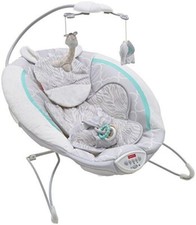 Fisher Price Safari Dreams Deluxe Bouncer White/Blue Baby