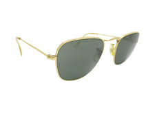 Vintage B L RAY-BAN USA W1343 Arista Gold Plated Classic Collection Sunglasses