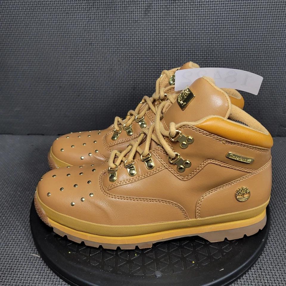 Timberland Botas Juveniles Talla 7 Marrón Cuero Botines Botas Foto 3 de 4