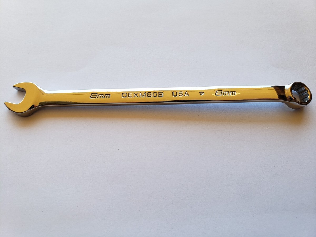 Snap-on Tools USA NEW 8mm Metric 12pt Flank Drive Combination