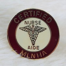 Certified MLNHA Missouri Nursing Home Nurse Aide Enamel Lapel Pin