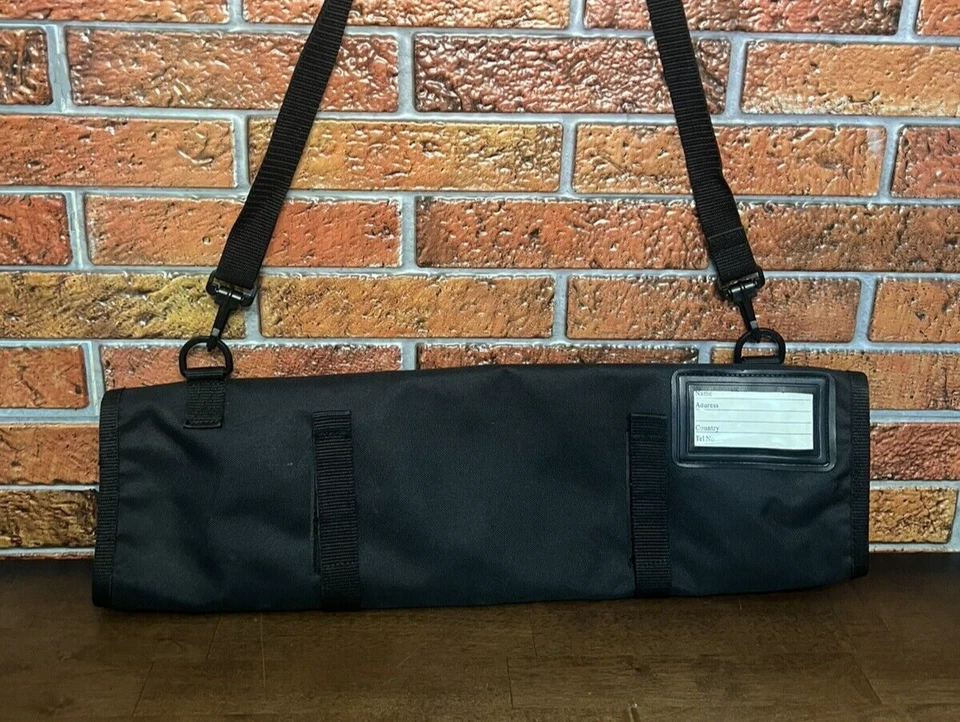 Mercer Culinary Bag Knife Carry Case Storage Roll Bag with Shoulder Strap - Image 3 of 4